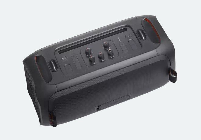 JBL PartyBox On-The-Go Essential Portable Bluetooth Party Speaker with Wireless Microphone - Perfect for Outdoor Gatherings, Beach Parties & Home Karaoke (JBLPBOTGESAM)