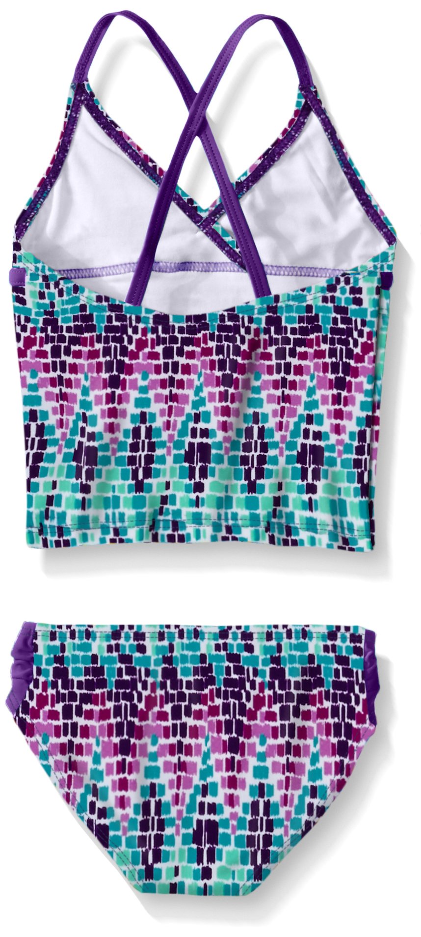 Kanu Surf Girls' Candy Beach Sport 2-Piece Tankini Swimsuit | UV Protection Swimwear for Teen Girls | Perfect for Pool, Beach & Water Sports