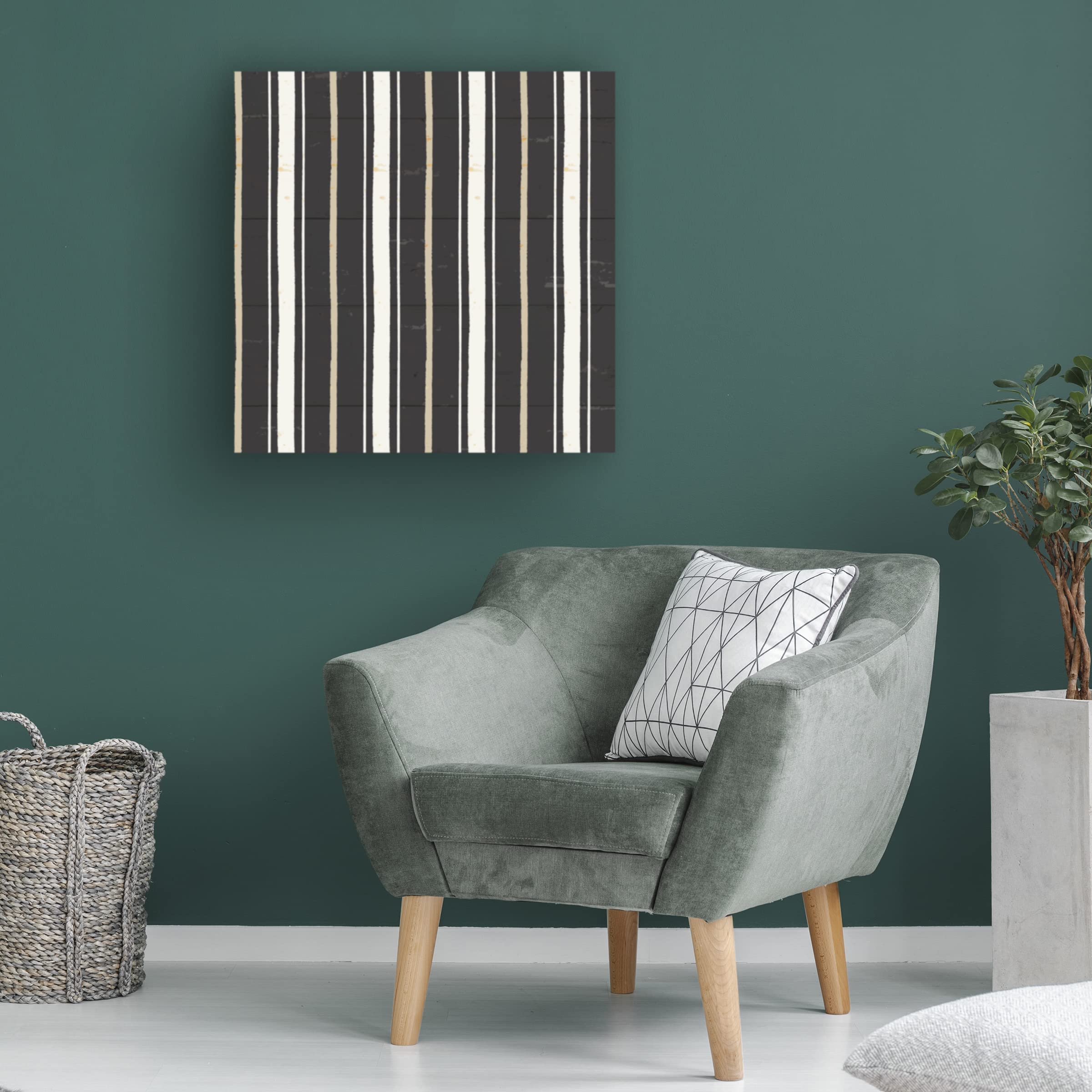 Jess Aiken 'Simple Signs Step 02B' Canvas Wall Art Print - Modern Abstract Painting for Living Room, Bedroom & Office Decor