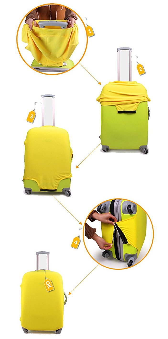 3D Animal Luggage Protector Cover - Cute & Durable Suitcase Protector for 18-32 Inch Bags - Perfect for Travel, Airports & Vacation Trips