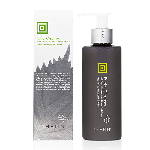 Thann Natural Face Wash for Women - Anti-Aging Facial Cleanser with Witch Hazel, Shiso & Green Tea Extract | Acne Treatment & Pore Minimizer | Soothes, Repairs & Moisturizes Skin | 200ml | Perfect for Daily Skincare Routine & Sensitive Skin Care
