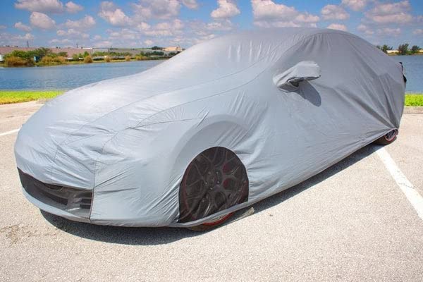 EVANNEX All-Weather Waterproof Car Cover for Tesla Model S - Outdoor Vehicle Accessories with Ventilated Mesh & Charging Port Access - Perfect for Garage, Driveway & Long-Term Storage Protection