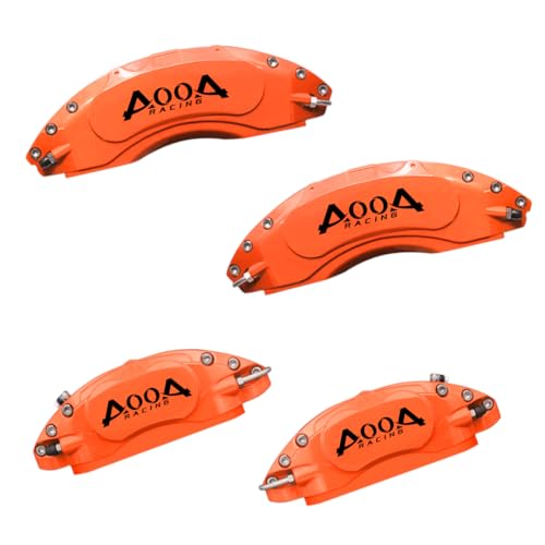 Orange with black logo