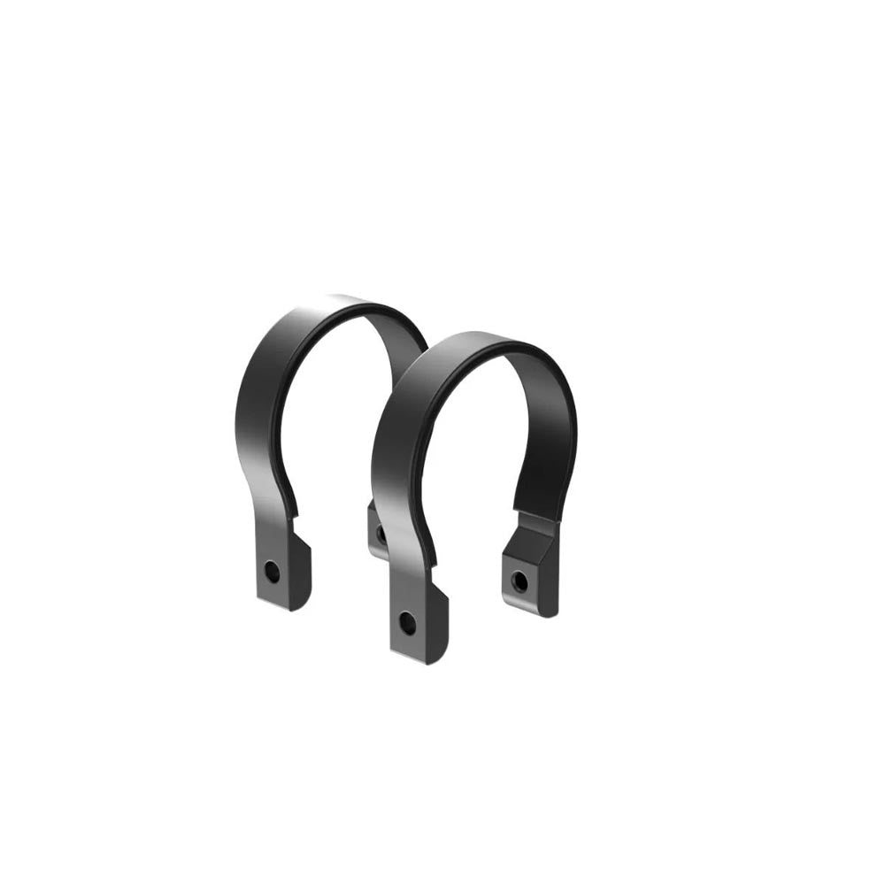 Diamond Audio CL030B 3.0 Inch Speaker Clamp Rings (4-Pack) - Silver & Black for Car Audio & Marine Speaker Installation