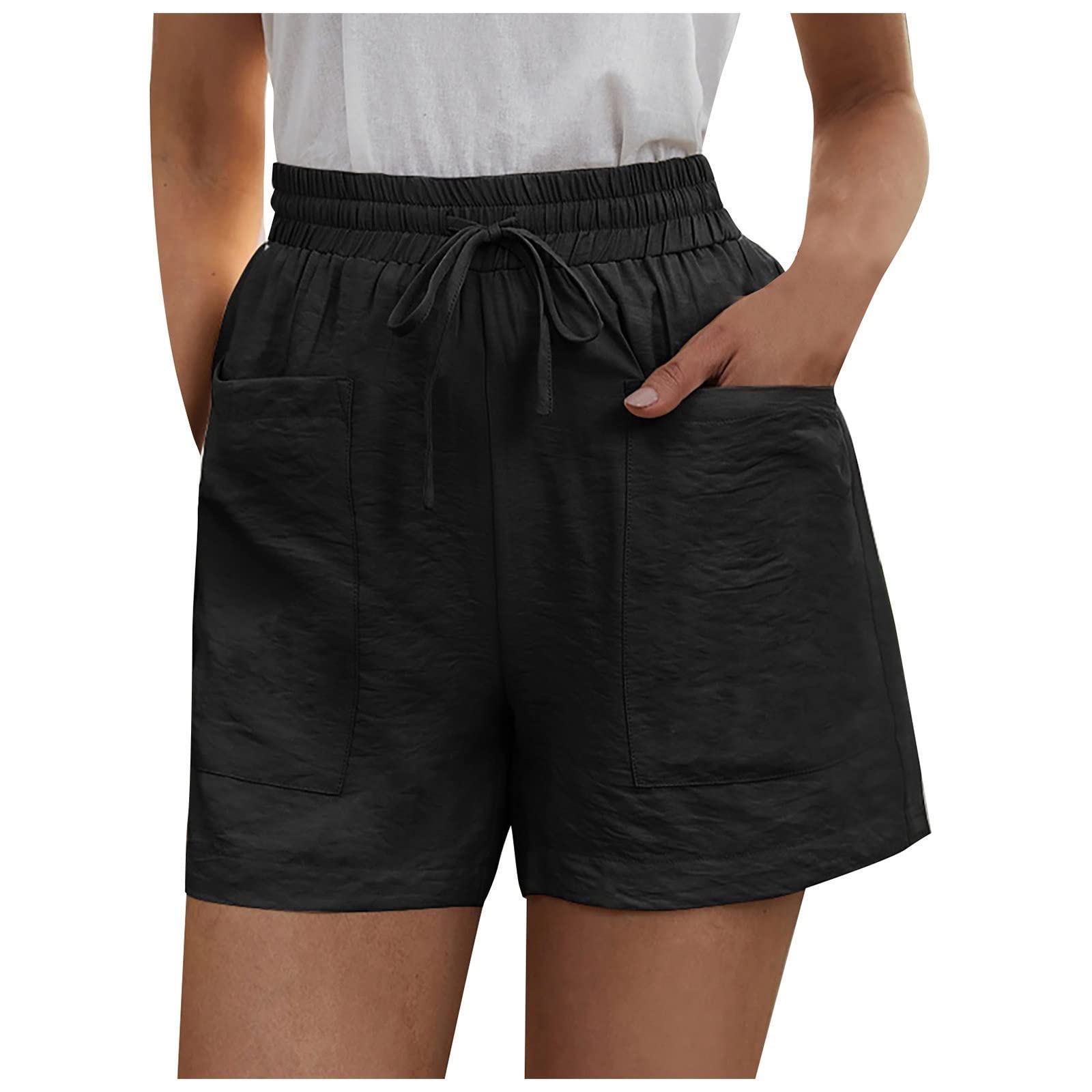 Women's Floral Lace Cotton Sports Shorts - Elegant Wrist-Length Workout & Yoga Shorts with Premium Buttery Feel | Perfect for Gym, Running, Lounge & Casual Wear