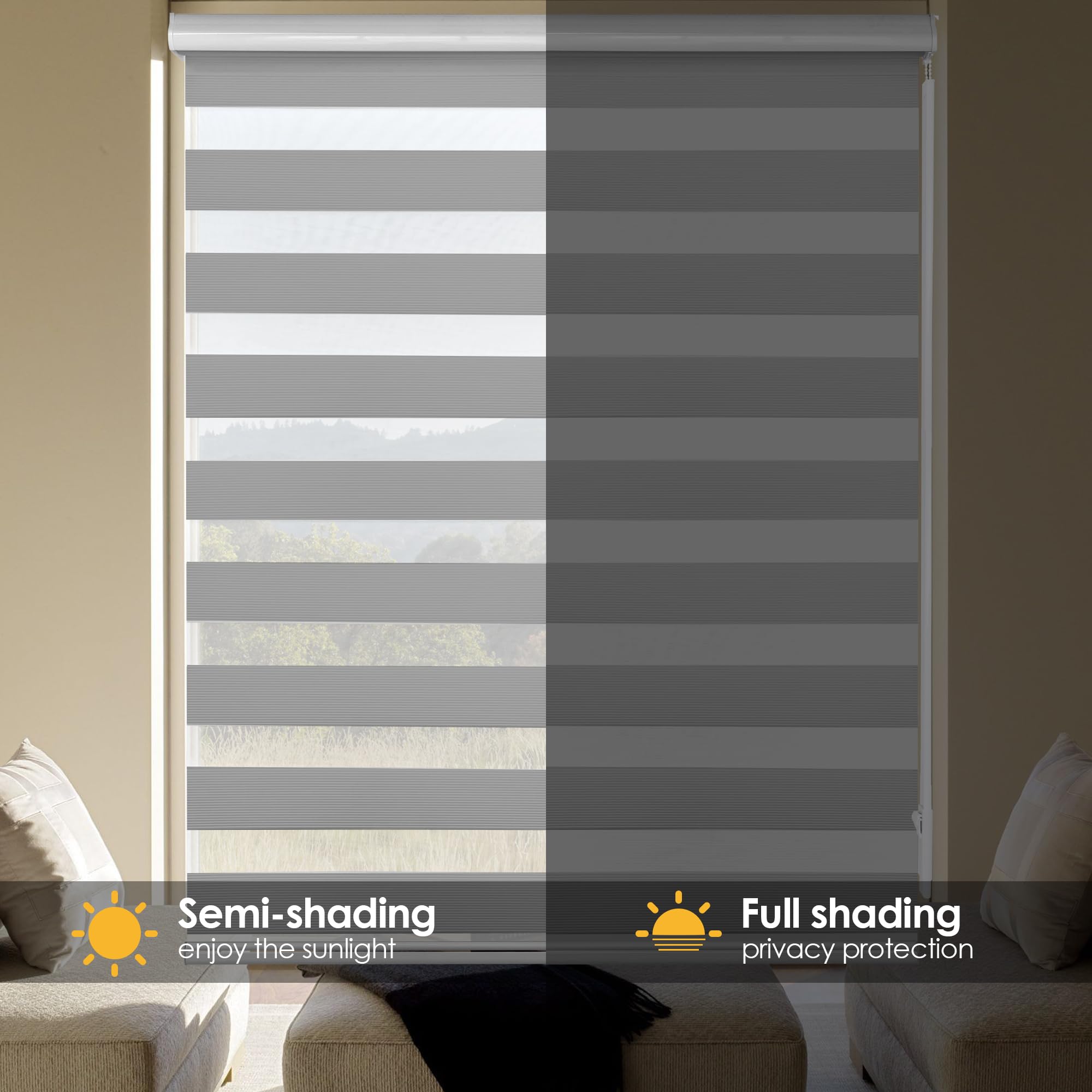 Allbright Zebra Window Blinds 46