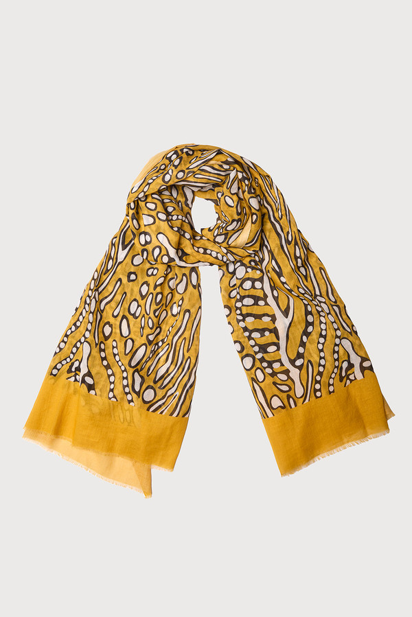 Stylish Abstract Animal Print Scarf - Fashionable Lightweight Womens Accessory for Fall Winter Outfits, Office Wear & Travel Essentials