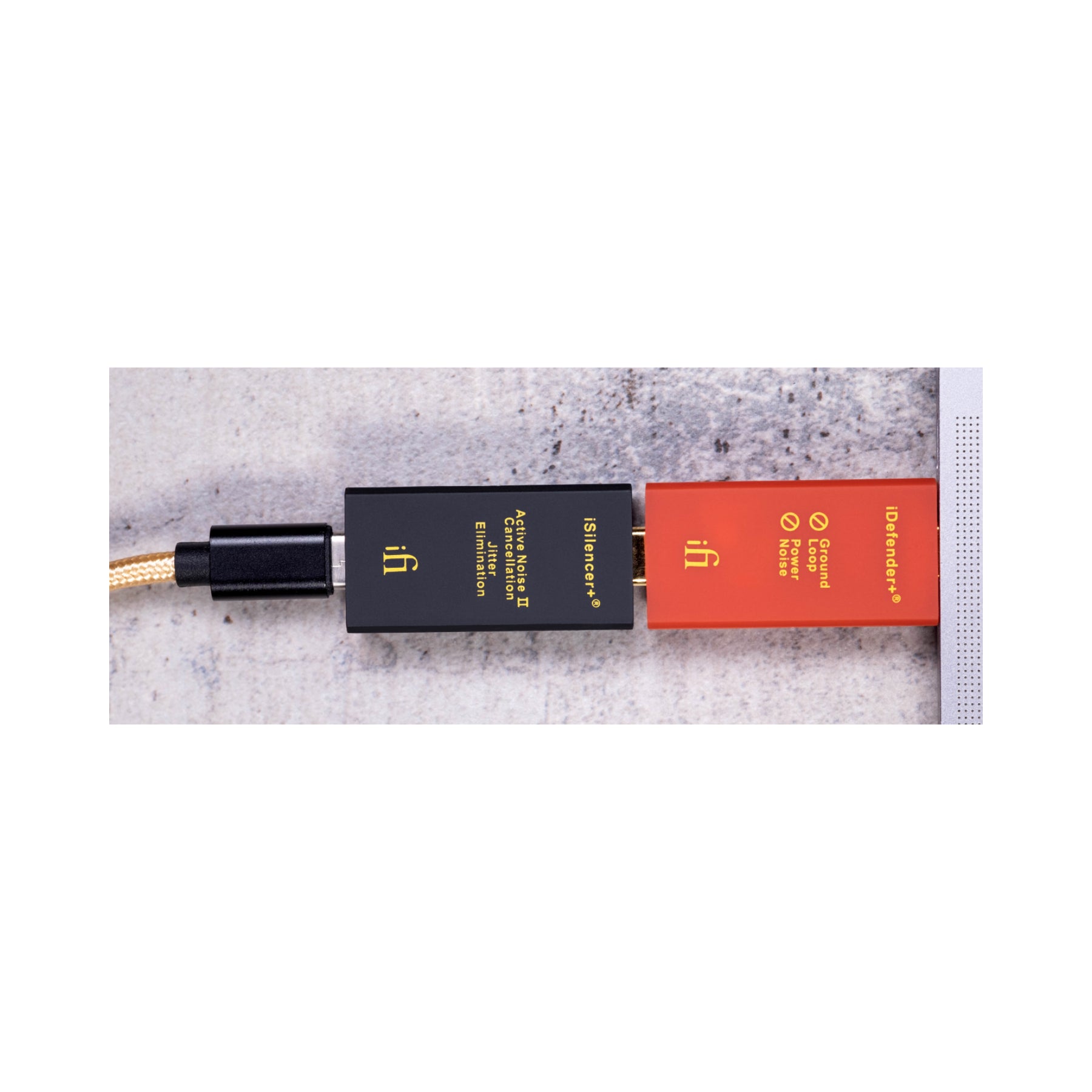 iFi SilentPower iSilencer+ USB Noise Filter for Audiophile - Eliminate Digital Noise & Improve Sound Quality for Hi-Fi Systems, DACs, and USB Audio Devices