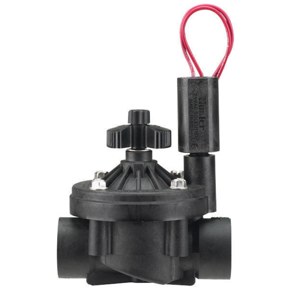 Hunter ICV 101G FS 1 Inch Globe Valve with Flow Control & Filter Sentry - Female x Female Connection for Water Filtration & Irrigation Systems