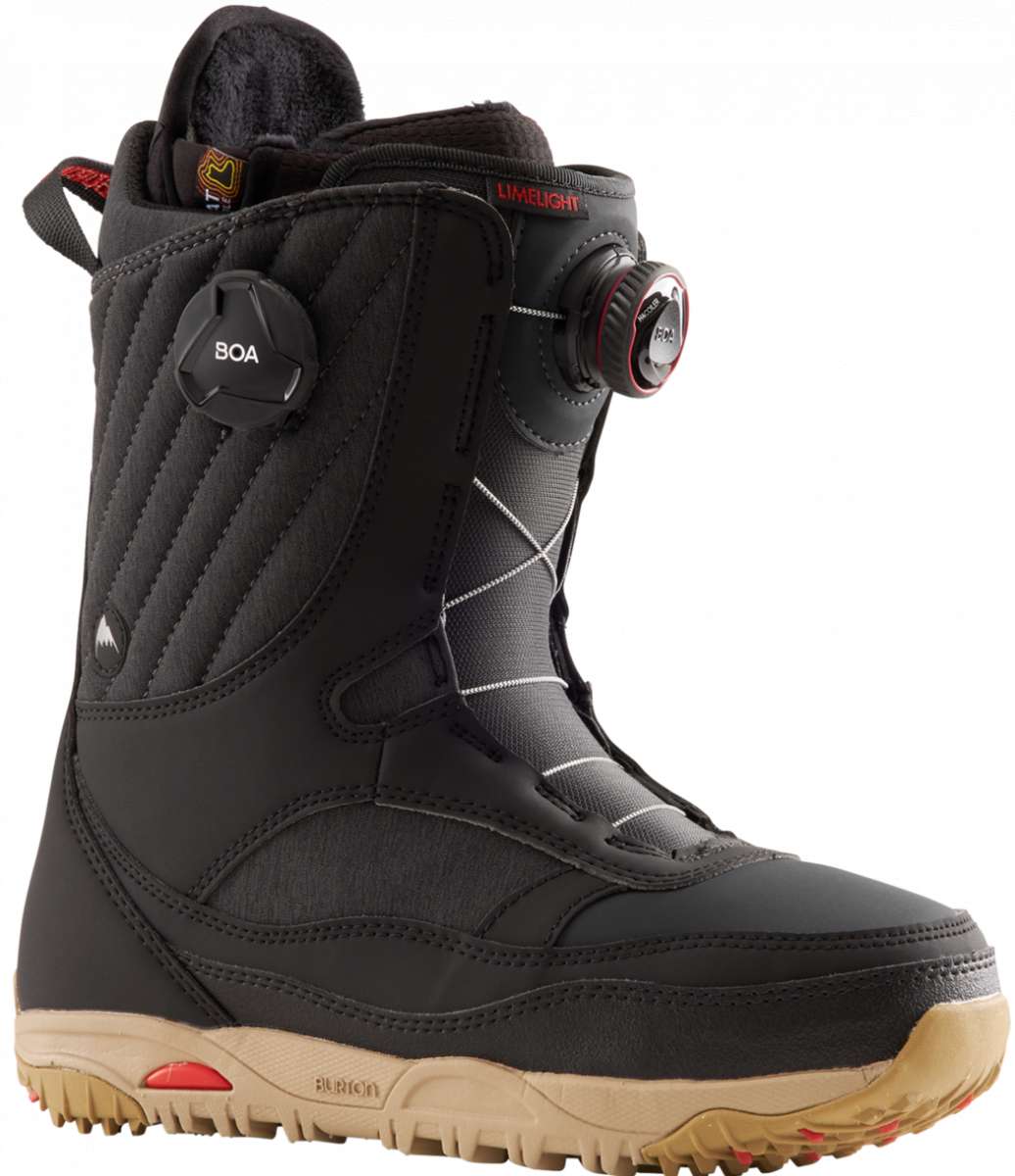 Burton Women's Limelight BOA Snowboard Boots 2024 - Waterproof Winter Snowboarding Boots for Women with BOA Lacing System - Perfect for All-Mountain Riding & Freestyle Snowboarding