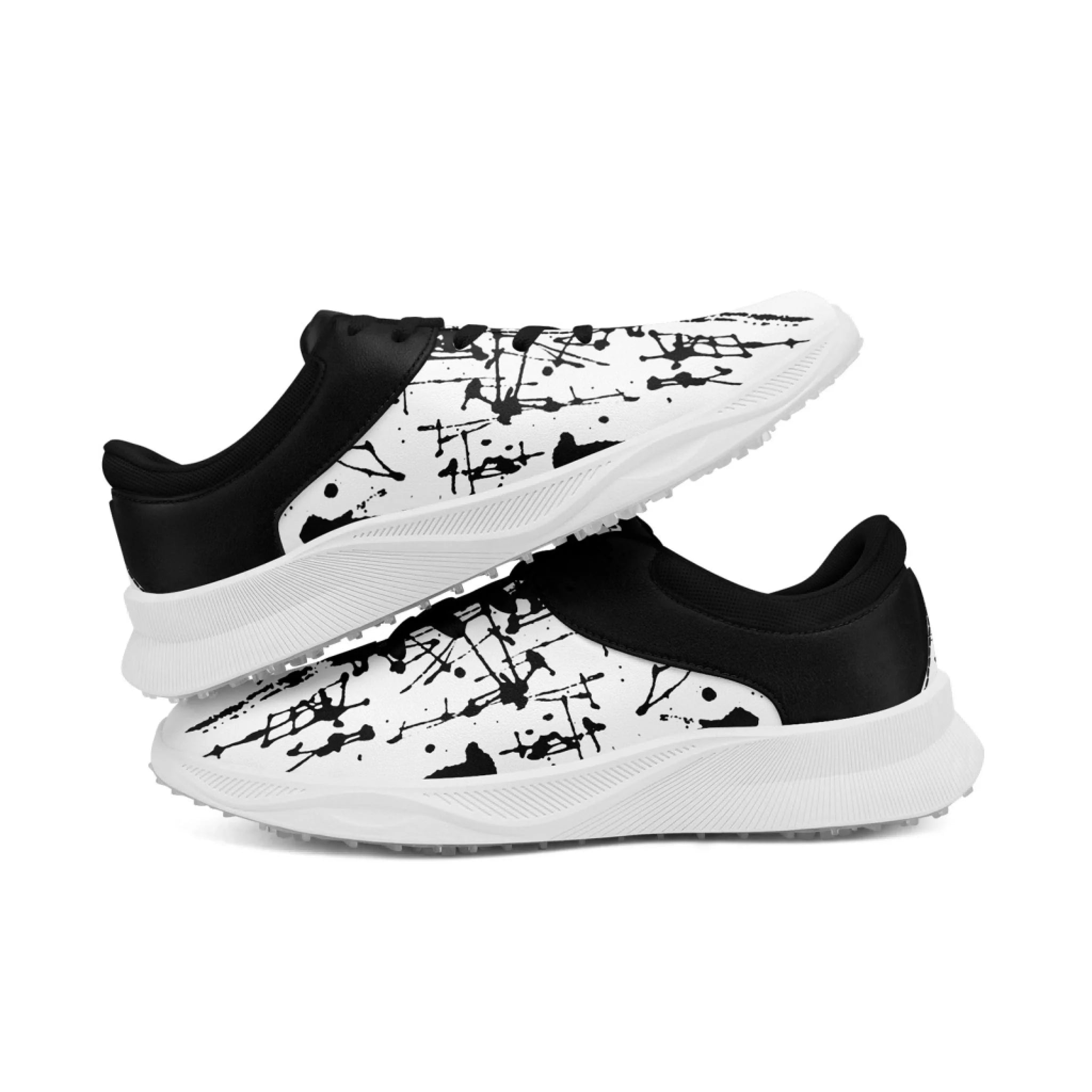 Custom Golf Performance Sneakers for Men & Women - Personalized Durable Athletic Shoes for POD Resellers - Lightweight Comfortable Design for Golfing, Running & Casual Wear (FN062 25020099 6)