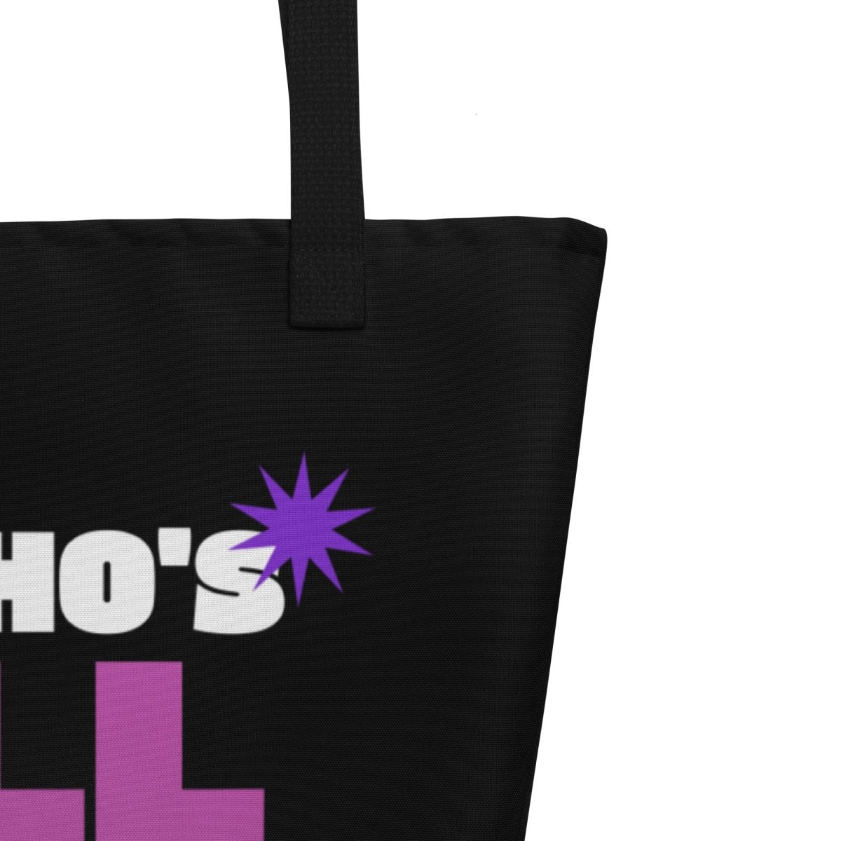 Still Sober Bish All Over Print Tote Bag - Funny Slogan Shopping Bag for Women - Perfect for Groceries, Beach Trips & Daily Use