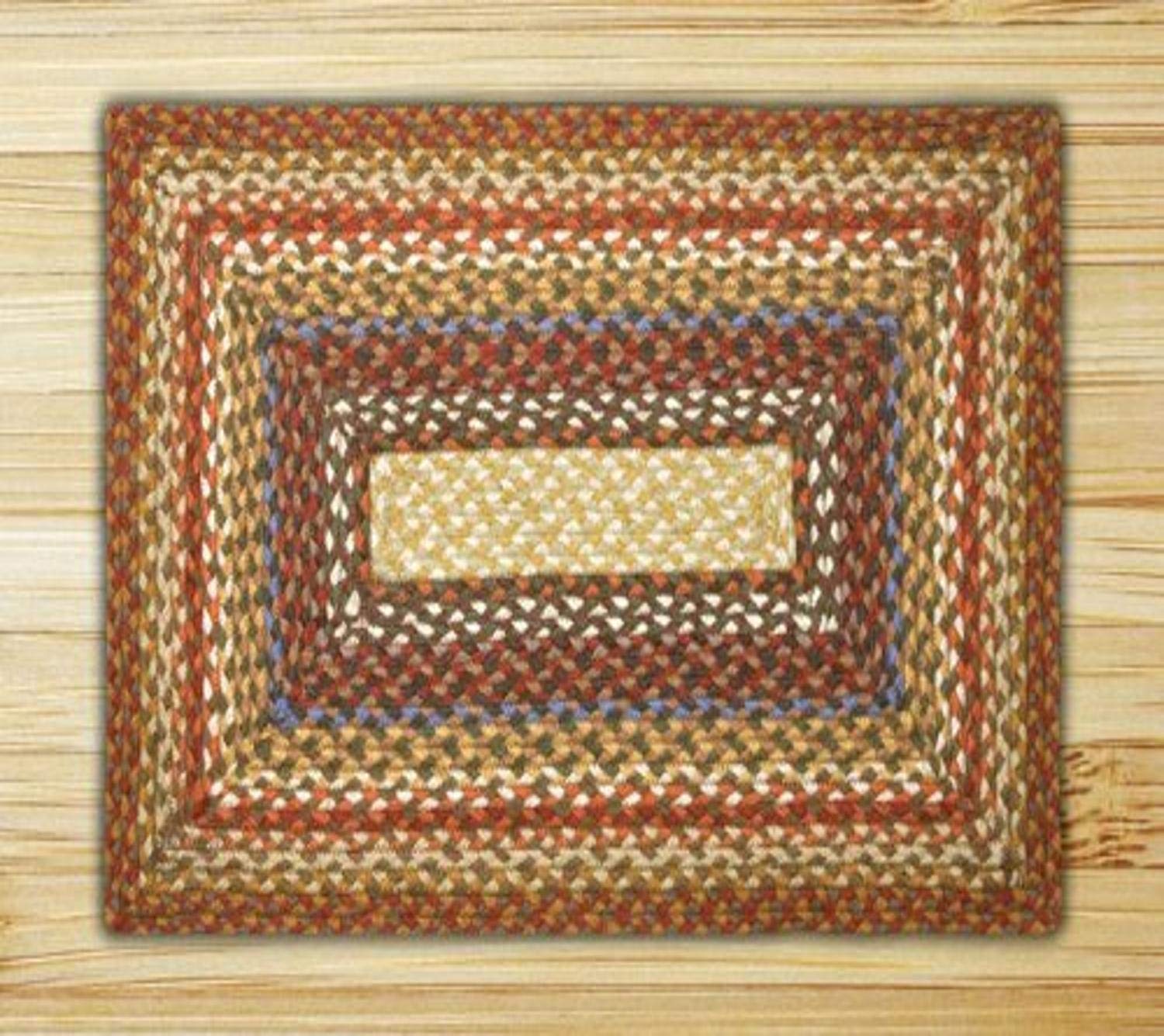 Premium Earth Rugs 2x6 Feet Handmade Jute Area Rug - Honey, Vanilla & Ginger Colors | Boho Chic Living Room, Bedroom & Office Decor | Eco-Friendly Natural Fiber Floor Mat