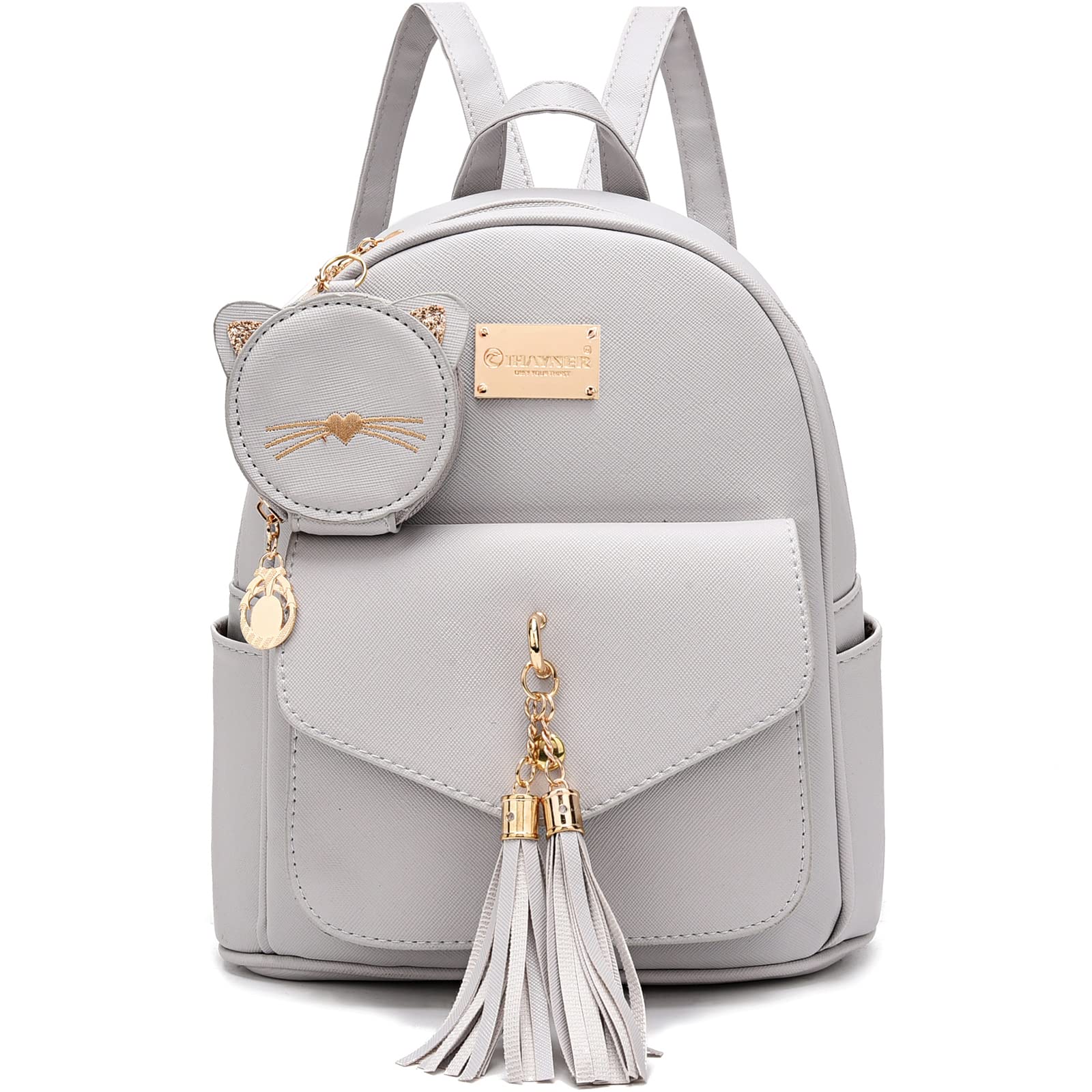 IHAYNER Girls Fashion Backpack - Mini Leather Purse Backpack for Women & Teen Girls with Coin Purse - Perfect for School, Travel & Daily Use