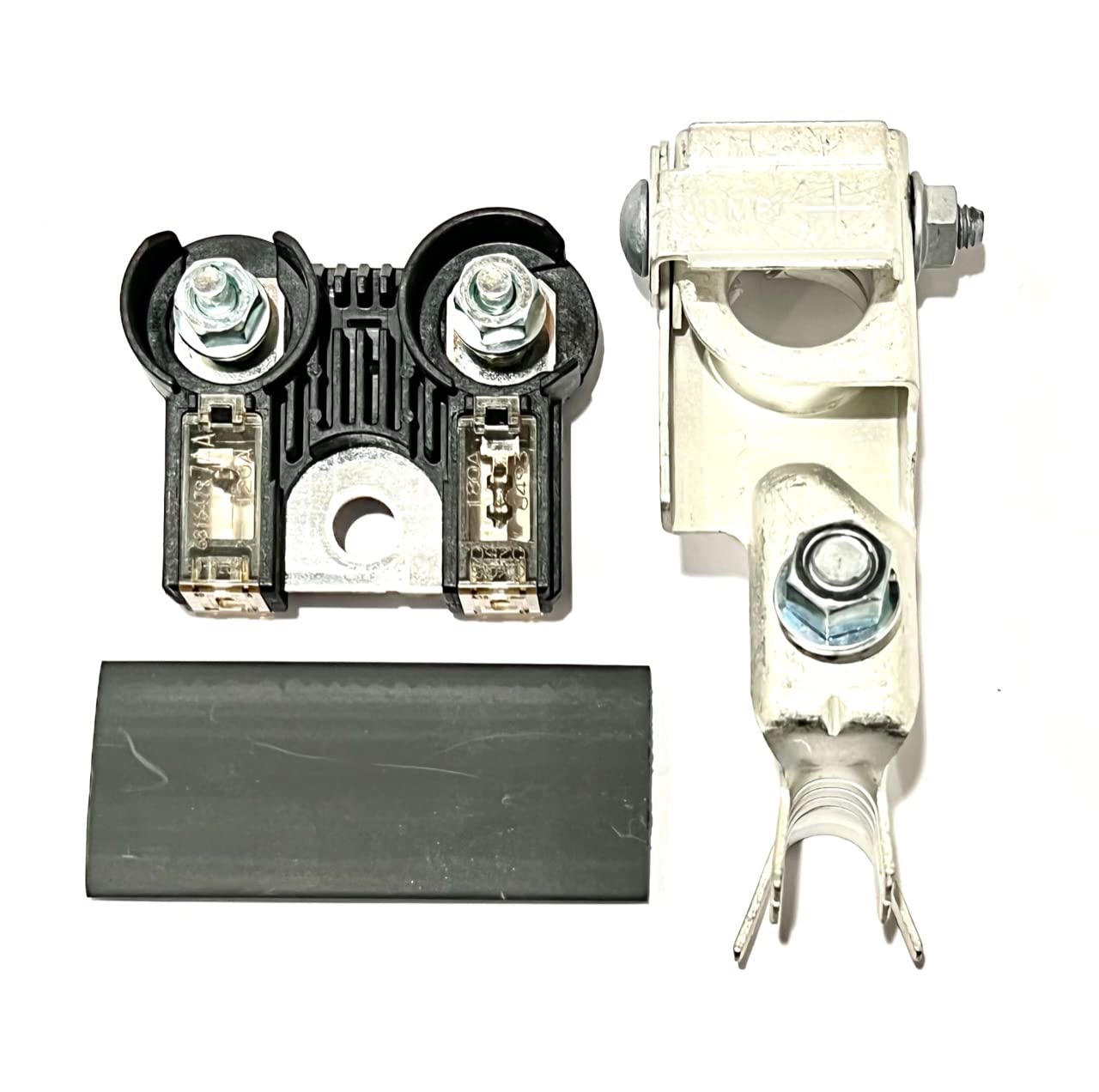 Combo Pack - 68164797AA Fuselink with 926-606 926606 Replacement Battery Terminal Compatible with Dodge RAM 1500 2500 3500 - Includes Jump Bar & Heat Shrink 68288778AA - Perfect for Truck Battery Maintenance & Emergency Jump Start