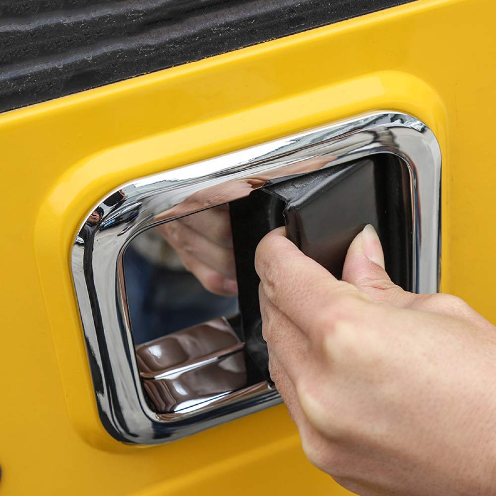 1997-2006 Jeep Wrangler TJ ABS Exterior Door Handle Bowl Trim Cover - Decorative Stickers & Styling Accessories for Car Customization (Perfect for Off-Roading & Jeep Enthusiasts)