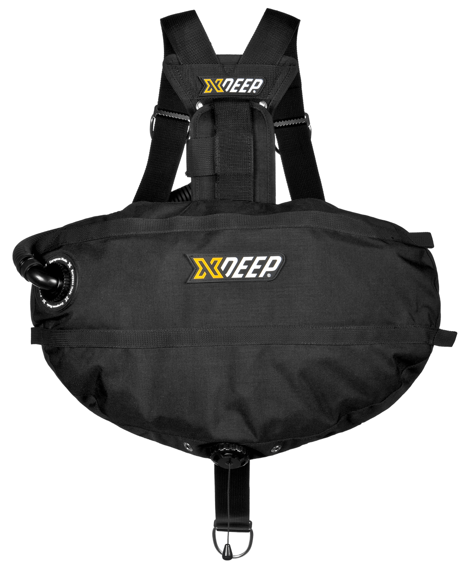 XDeep Stealth 2.0 Classic System - Premium Black Scuba Diving BCD for Professional Divers | Perfect for Deep Sea Exploration and Underwater Adventures