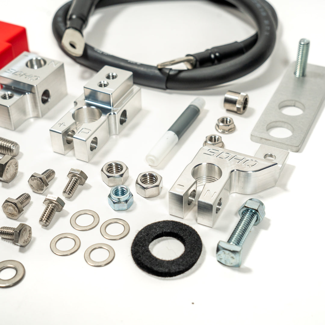 21-24 Ram 1500 TRX SDHQ Built Billet Battery Terminal Kit - Heavy Duty Performance Upgrade for Off-Road & Towing | Perfect for Extreme Driving Conditions & Electrical System Enhancements