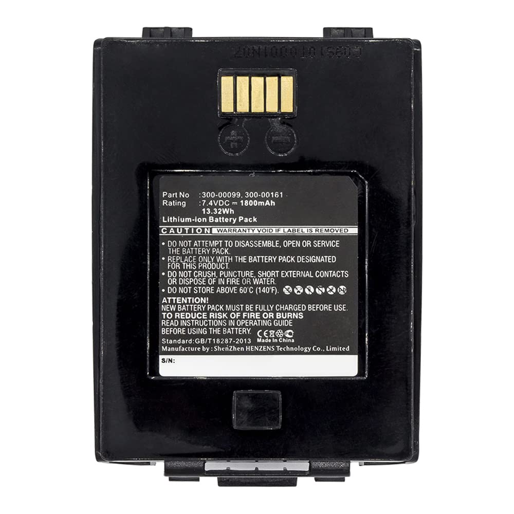 Synergy Digital 2-Way Radio Battery - 1800mAh Li-ion 7.4V Replacement for Simoco-Sepura 300-00160 & 300-00001 | High Capacity Walkie Talkie Battery for Security, Construction & Emergency Communication