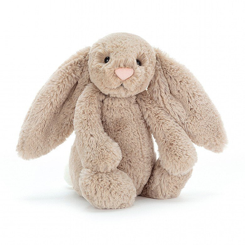 Bashful Blue Bunny Medium Stuffed Animal - Soft Plush Toy for Kids, Gift for Easter & Baby Showers | Cute Nursery Decor & Comfort Companion
