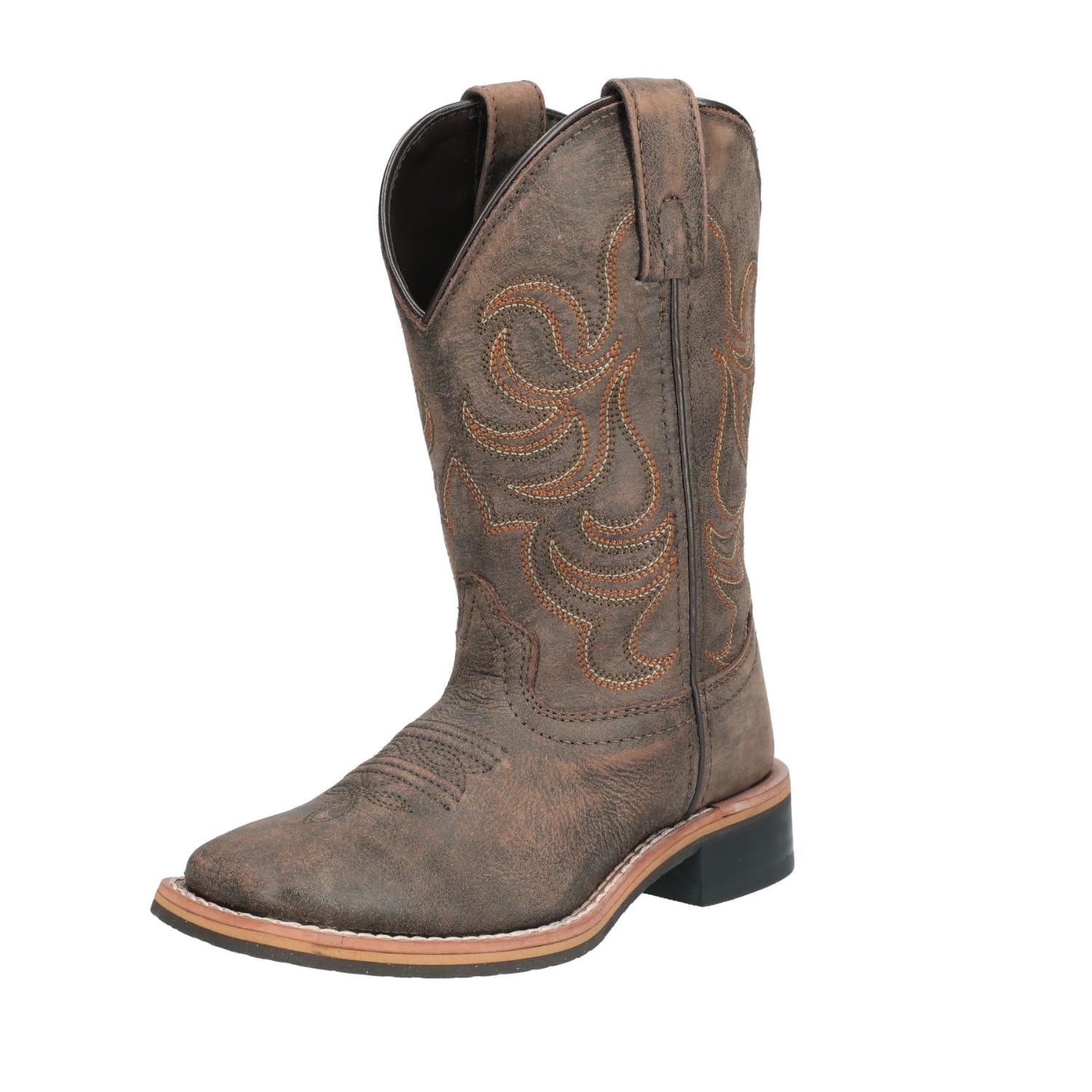 Smoky Mountain Boots Leroy Kids Western Boots - Authentic Leather Cowboy Boots for Boys & Girls | Perfect for Rodeo, Country Dance & Western Fashion