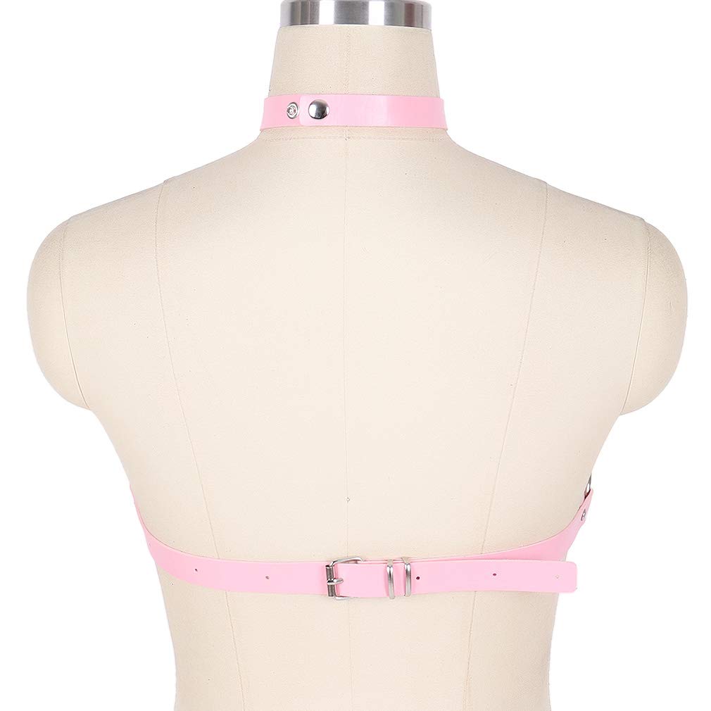 PU Leather Full Body Harness - Gothic Punk Cage Bra Straps for Women | Perfect for BDSM, Fetish, Cosplay & Alternative Fashion Outfits