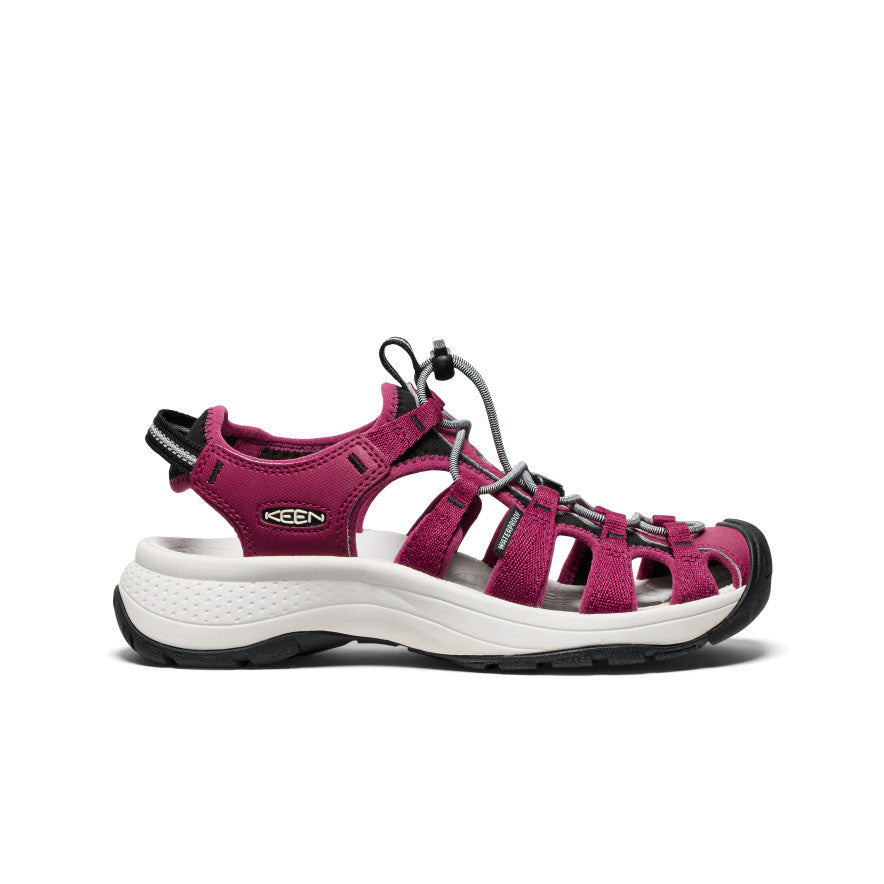 Women's Astoria West Sandal - Comfortable Summer Casual Sandals in Beaujolais/Star White | Perfect for Beach, Vacation and Everyday Wear
