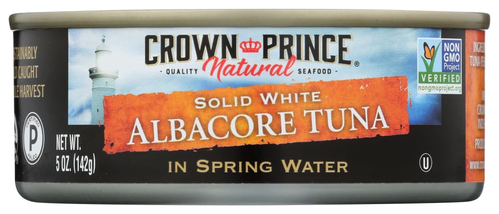 Premium Albacore Tuna in Water - 48 Pack of 5oz Cans | Wild Caught, High Protein, No Salt Added | Perfect for Salads, Sandwiches & Meal Prep