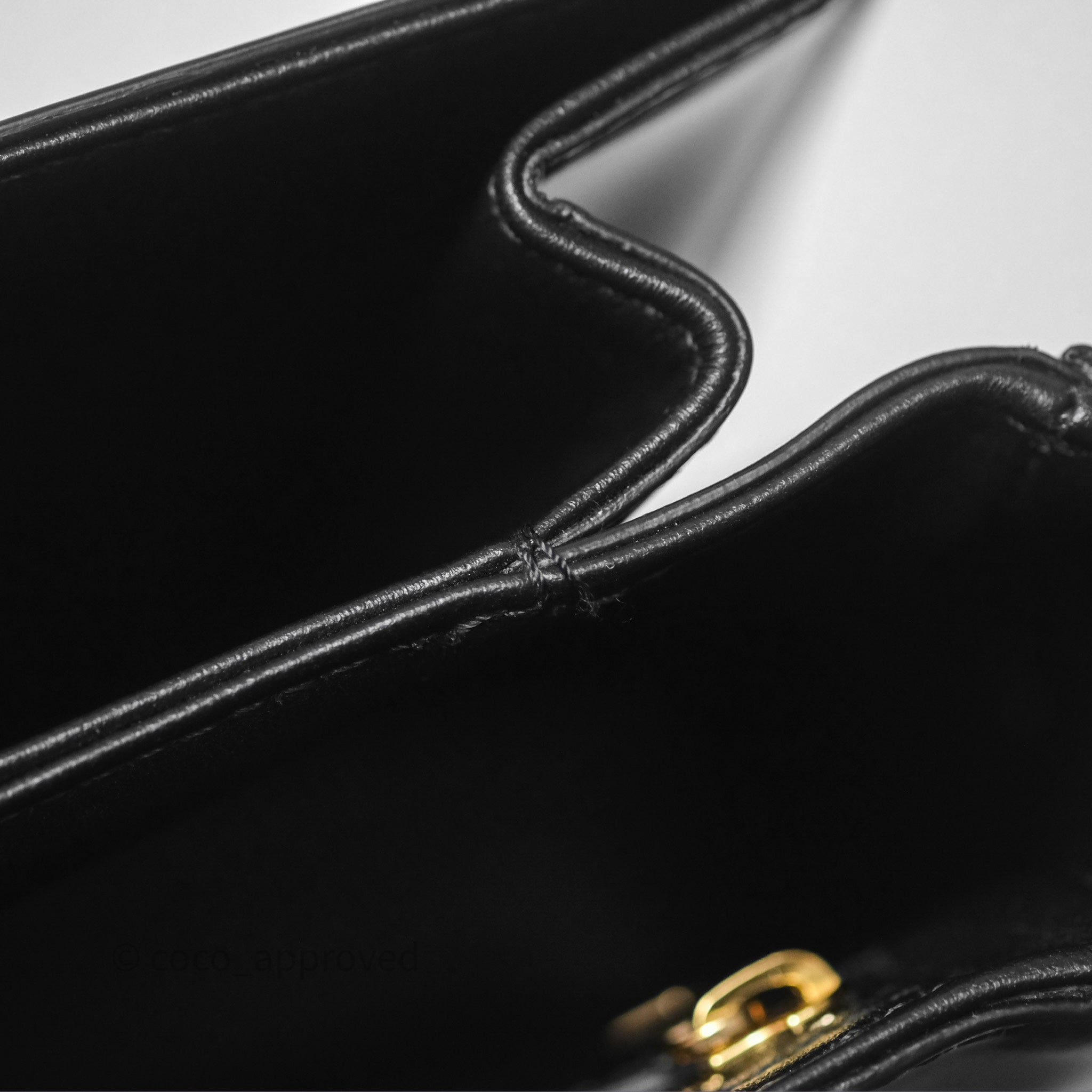 Celine Medium Triomphe Bag in Black Shiny Calfskin Leather - Luxury Designer Handbag for Women, Perfect for Work, Travel & Evening Events