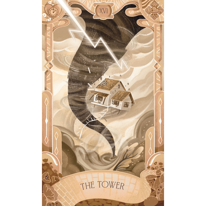 The Wizard of Oz Tarot Deck and Guidebook Set - 78 Cards with Illustrated Guide for Divination, Fortune Telling & Spiritual Growth | Perfect for Beginners and Collectors | Use for Meditation, Self-Discovery & Gift Giving