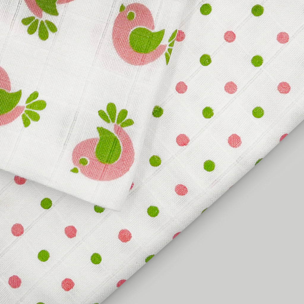 Premium Baby Swaddle Blanket & Socks Gift Set - Soft Cotton Newborn Essentials in Pink - Perfect for Baby Showers, Hospital Visits & First Photos