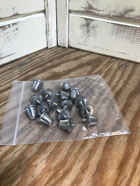 All-Aluminum Boot Replacement Studs - Durable Traction Cleats for Hiking, Work & Winter Safety