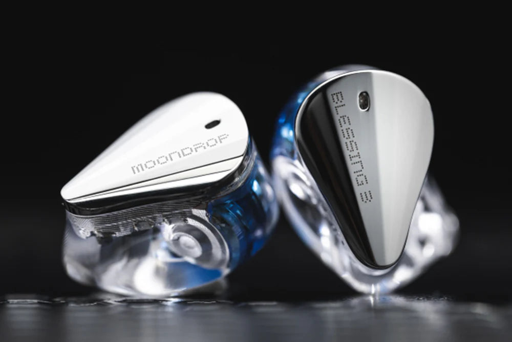 MOONDROP BLESSING 3 Hybrid In-Ear Monitors (IEM) - 2 Dynamic Drivers + 4 Balanced Armatures for Audiophile Sound | Perfect for Music Production, Gaming & Travel