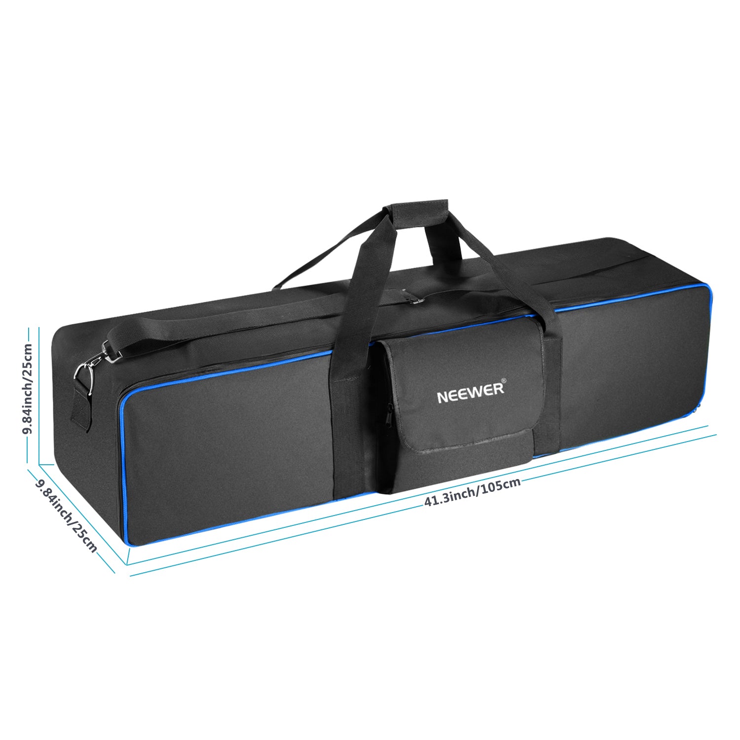 NEEWER 41.3x9.84x9.84 Inch Professional Studio Equipment Carrying Case - Perfect for Camera Gear, Lighting Equipment & Audio Accessories Storage and Transport