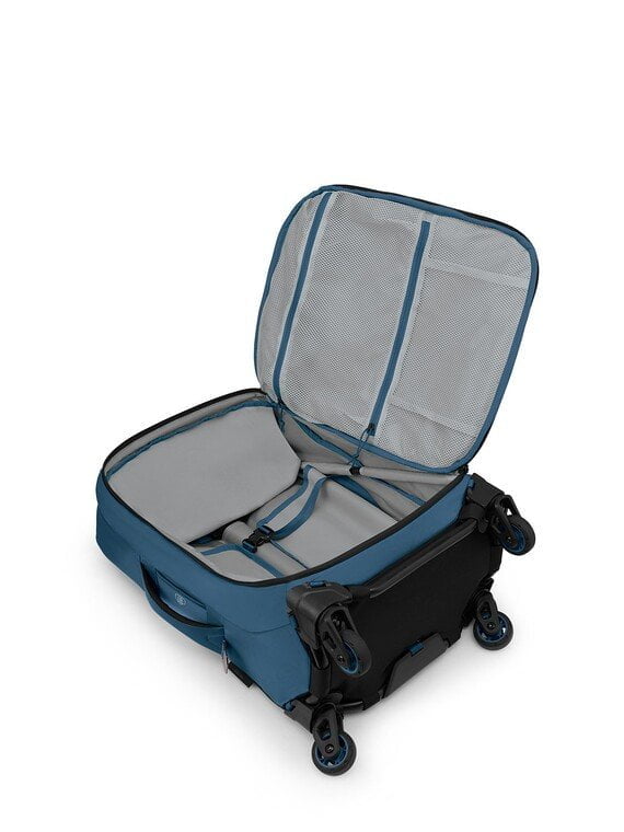 Osprey Ozone 38L/21.5 Inch 4-Wheel Carry On Luggage - Lightweight Spinner Suitcase for Travel, Business Trips & Weekend Getaways (Coastal Blue)