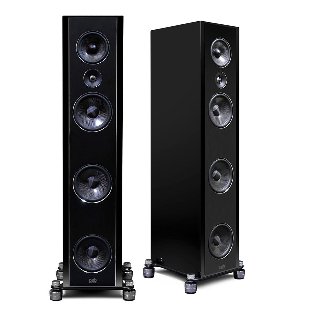 PSB Synchrony T600 Tower Speakers (Pair) - High-End Floor Standing Speakers for Home Theater & Audiophile Music Listening - Perfect for Living Room, Home Theater & Stereo Setup
