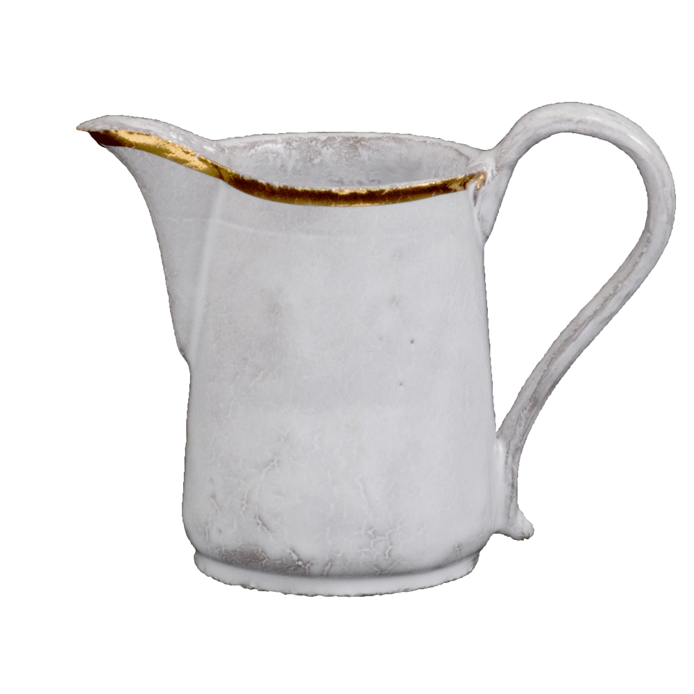 Premium Glass Milk Jug with Handle - 32oz/1L, BPA-Free, Heat-Resistant for Coffee, Tea & Hot Beverages - Perfect for Home, Cafe & Restaurant Use