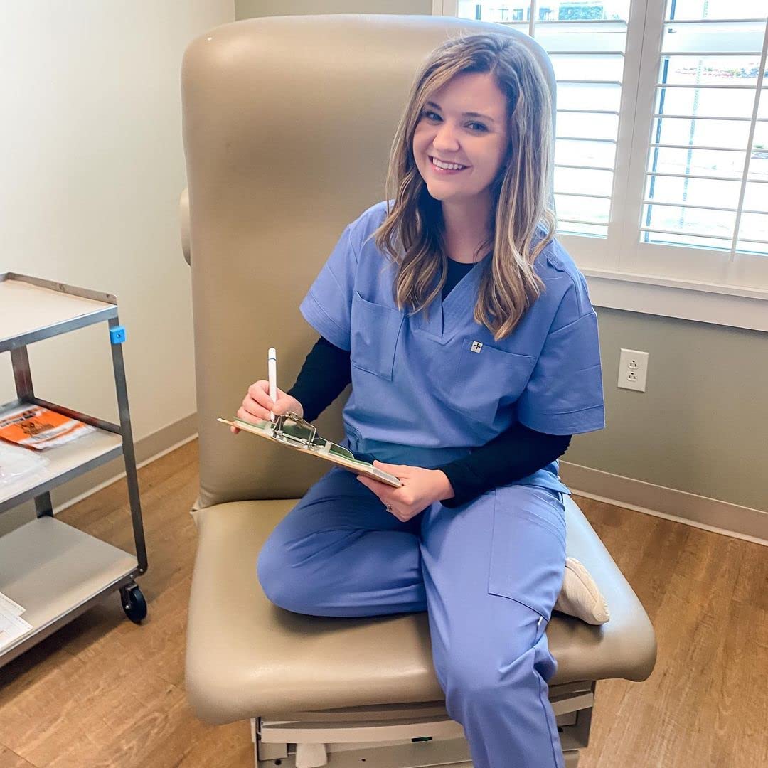 Care+Wear Women's Ultimate Long Sleeve Underscrub Shirt - Moisture Wicking, Ultra-Soft & Wrinkle-Resistant Nursing Undershirt for Comfort at Work | Perfect for Healthcare Professionals, Nurses & Medical Staff