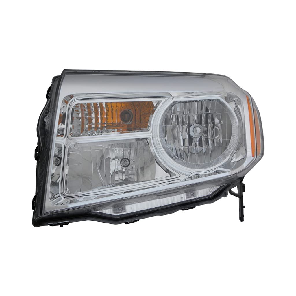 KarParts360 Compatible with 2012-2015 Honda Pilot Headlight Assembly - Driver Side with Bulbs (Part# HO2502147) | Durable Replacement for Improved Night Visibility & Safety Driving