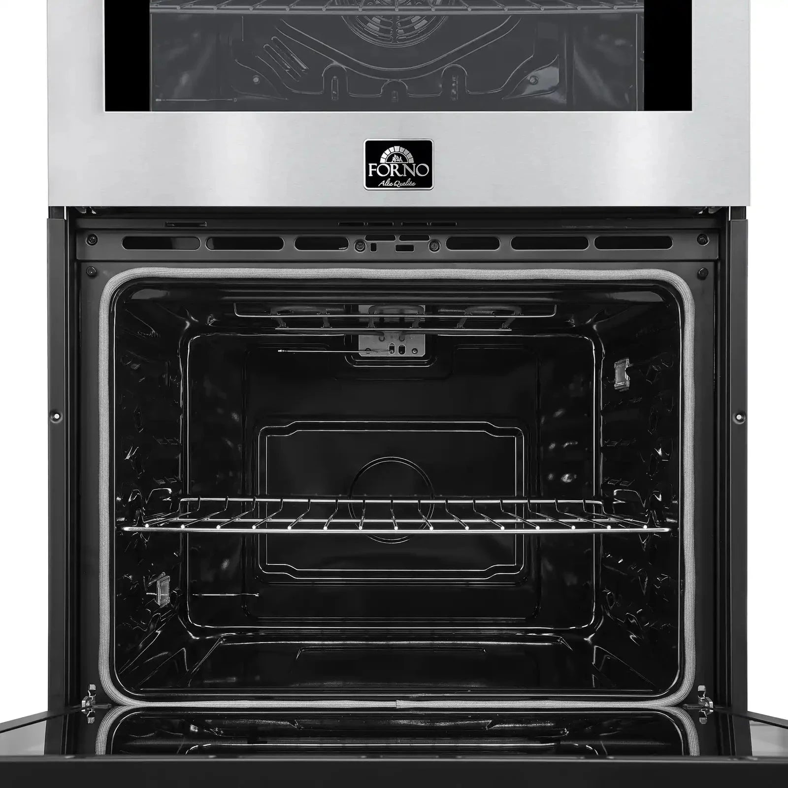 Forno Vomero 30 Inch Stainless Steel Double Wall Oven - FBOEL1324 30 | Professional Built-In Electric Oven for Modern Kitchens, Baking & Roasting