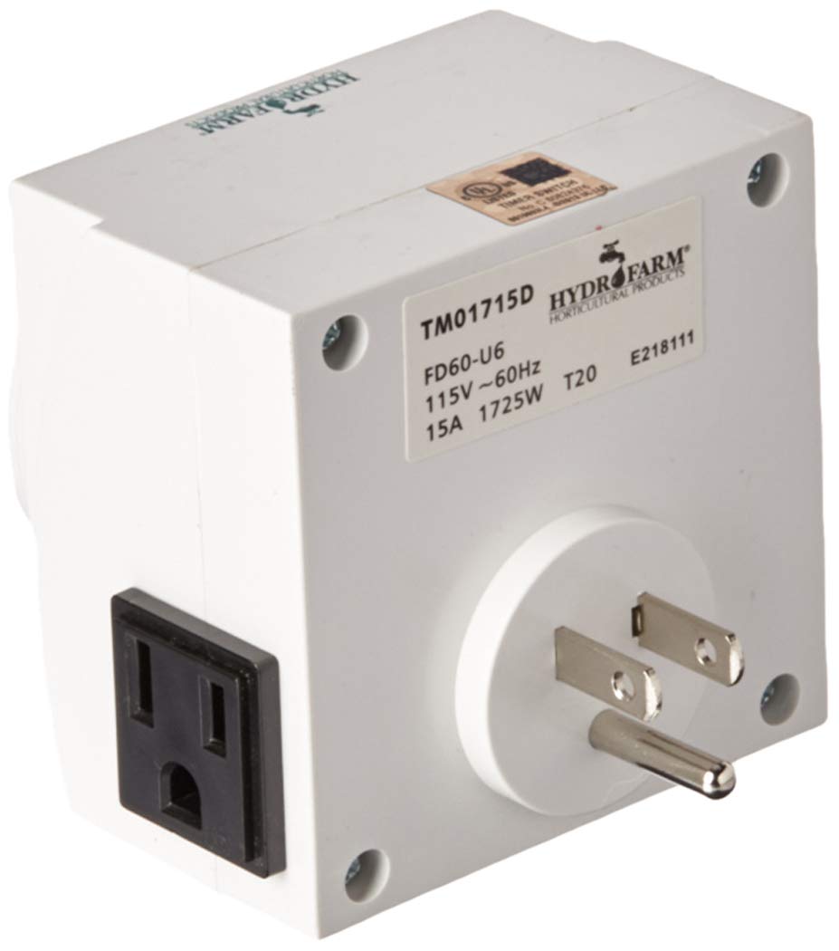 Autopilot Dual Outlet 7-Day Digital Programmable Timer with Grounded Plug - 1725W/15A Capacity, 1 Minute On/Off Settings - Perfect for Home Appliances, Grow Lights & Holiday Decorations