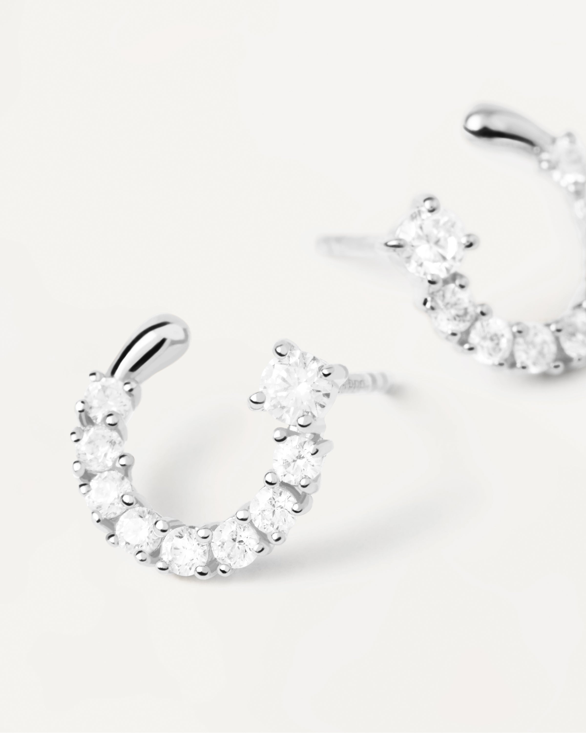 Leona Silver Earrings for Women - Elegant Sterling Silver Jewelry for Everyday Wear & Special Occasions