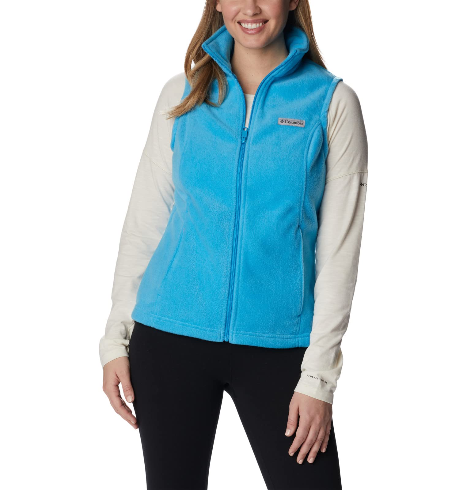 Columbia Women's Benton Springs Fleece Vest - Lightweight, Warm & Water-Resistant for Outdoor Hiking, Camping & Winter Layering