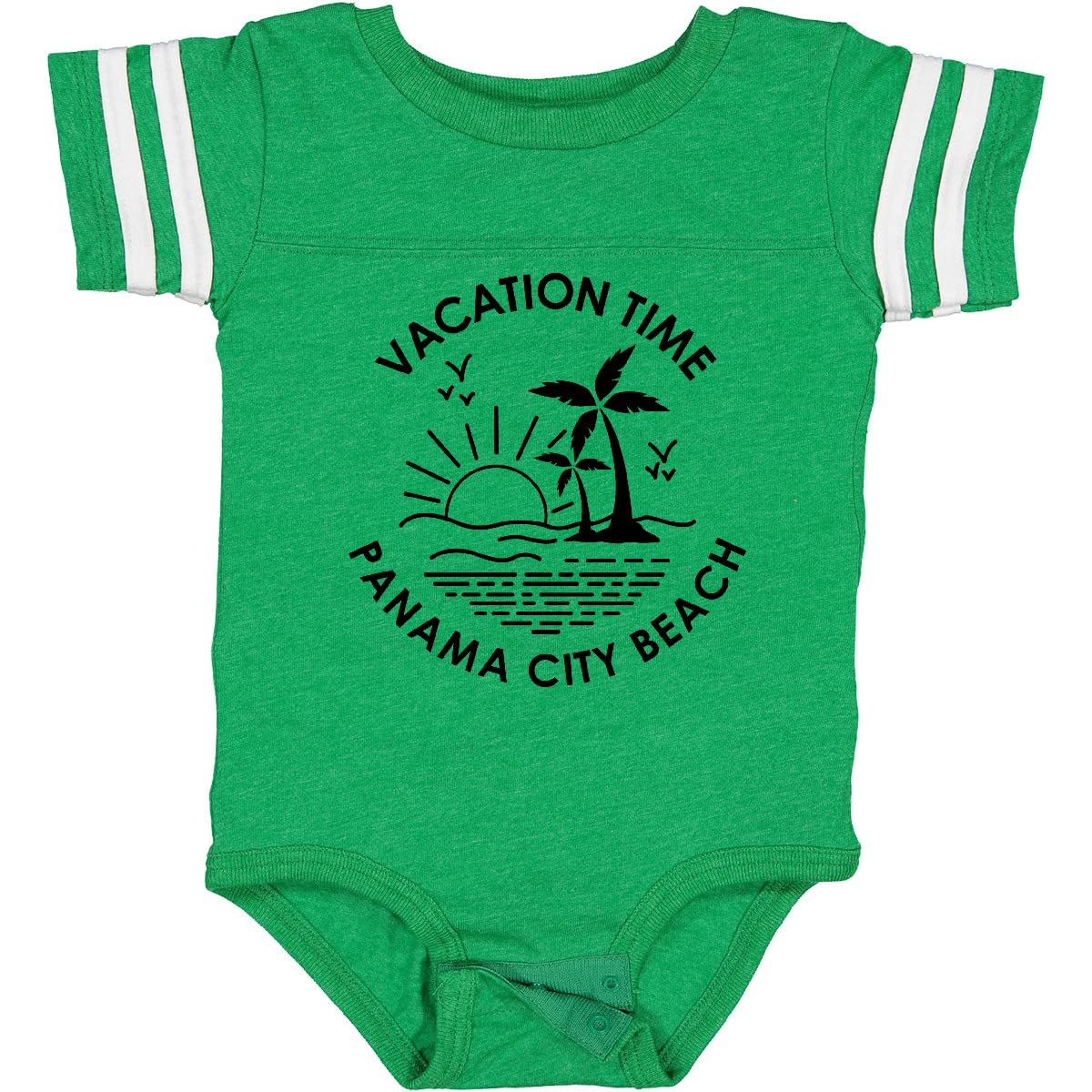 Inktastic Vacation Time in Panama City Beach Baby Bodysuit - Cute Infant Onesie for Beach Trips & Family Vacations - Perfect Gift for Newborns & Toddlers