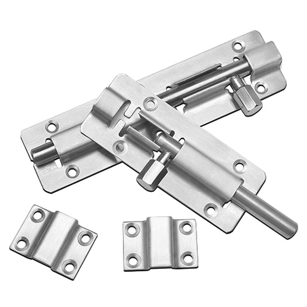 Heavy-Duty Stainless Steel Door Latch - 7.8
