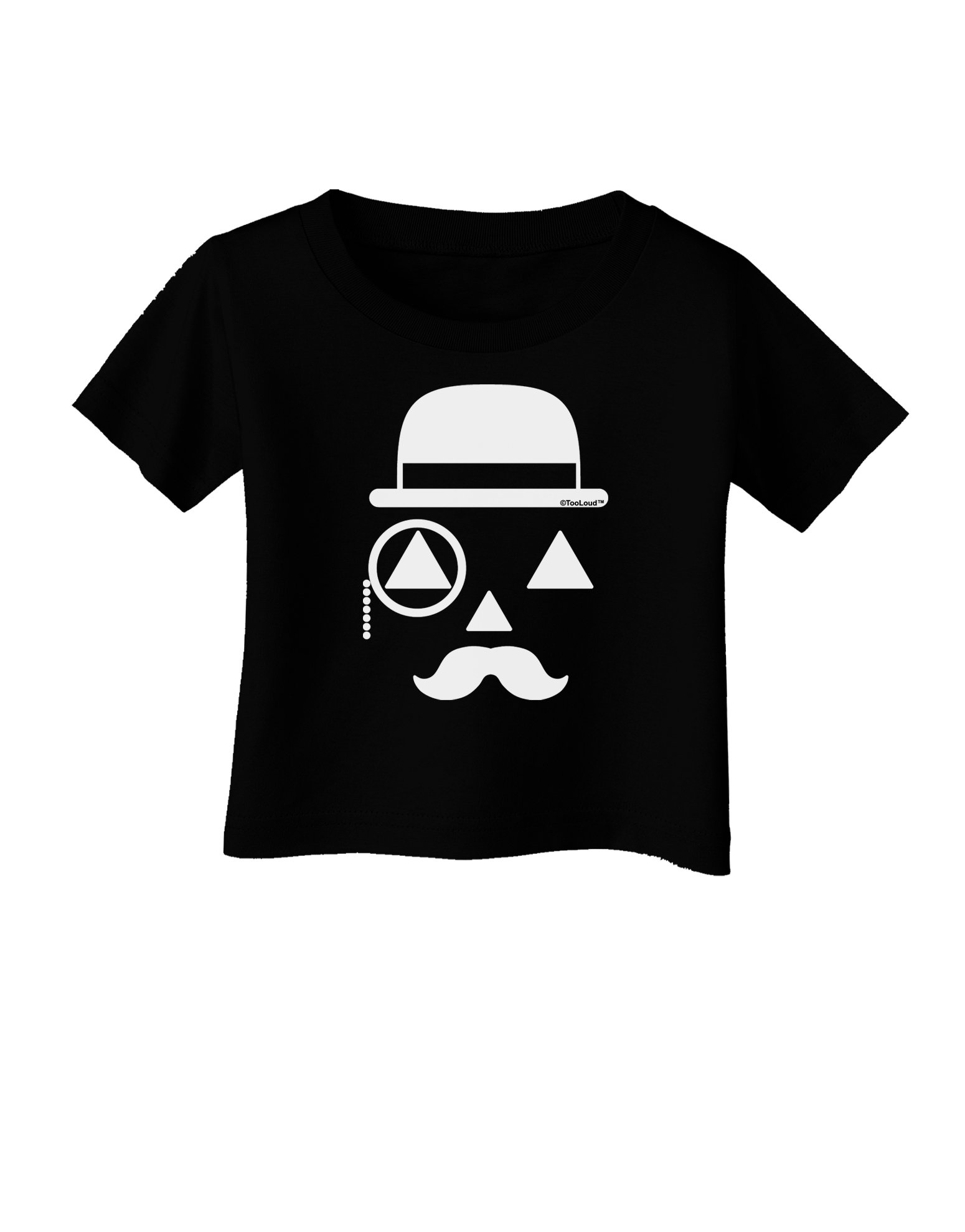 TOOLOUD Gentleman Jack-o-Lantern Baby T-Shirt - Dark Grey Halloween Outfit for Boys & Girls - Perfect for Trick-or-Treating, Halloween Parties & Family Photos