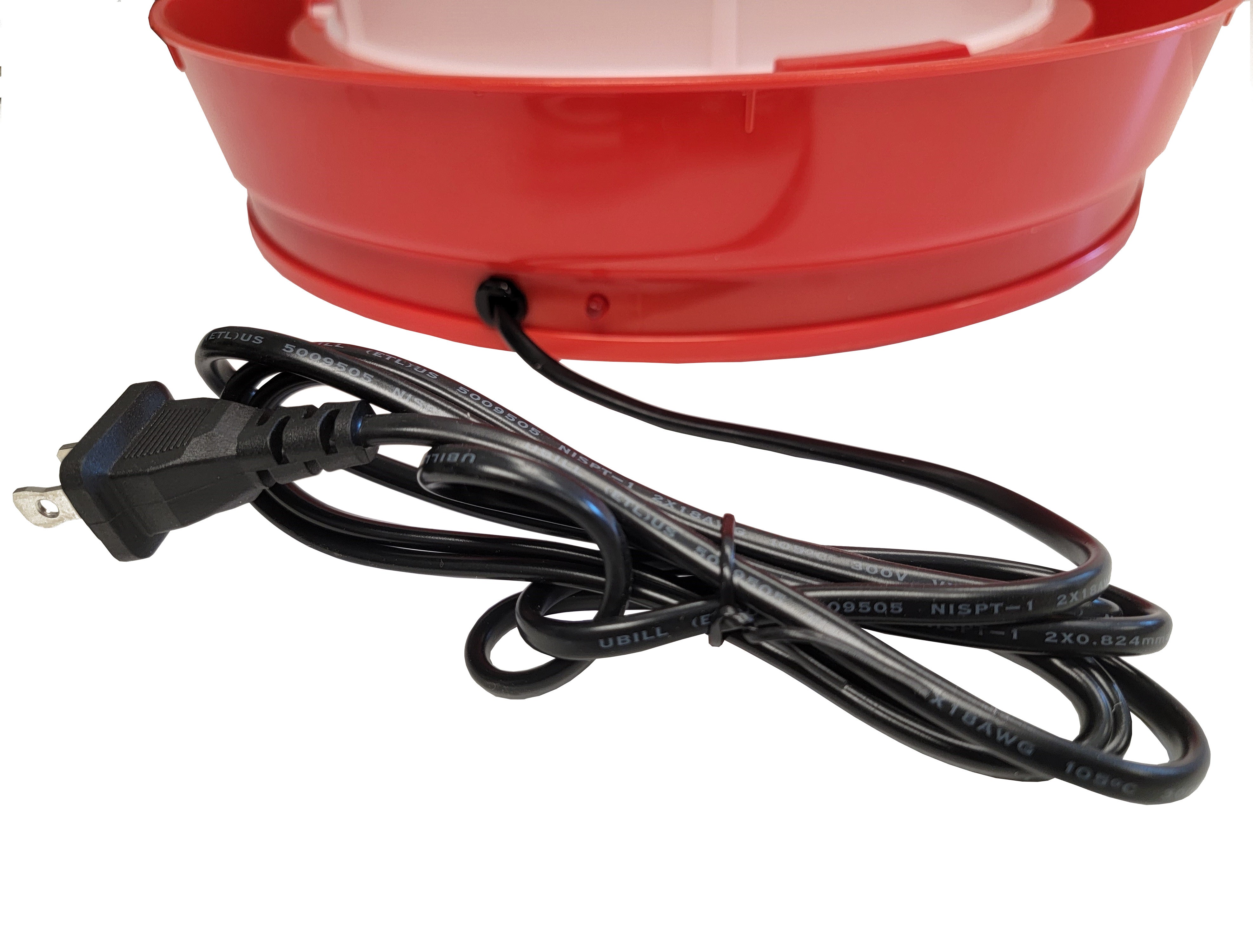 Rite Farm 3.7 Gallon Heated Poultry Waterer for Chickens - Automatic Gravity-Fed Winter Water Dispenser for Coops, Ducks & Small Animals - Perfect for Cold Weather & Outdoor Use