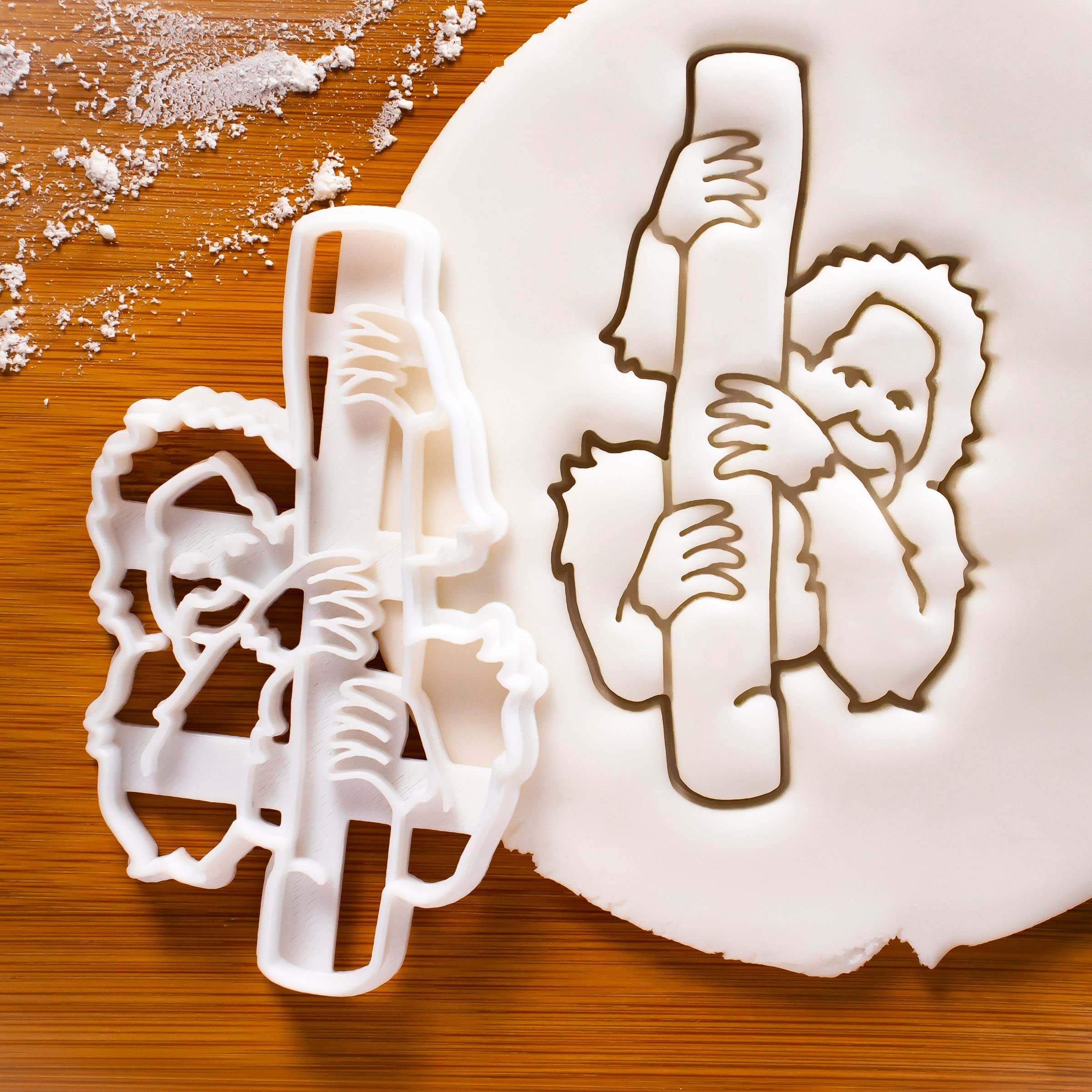Baby Orangutan Cookie Cutter - 1 Piece Stainless Steel Baking Tool for Sugar Cookies, Fondant & Gingerbread | Perfect for Kids Birthday Parties, Baby Showers & Wildlife-Themed Events