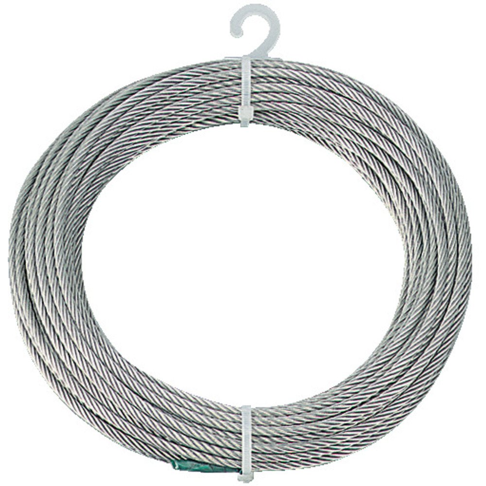 TRUSCO Stainless Steel Wire Rope CWS-4S30 - High Strength 304 Stainless Steel Cable for Marine, Construction & Industrial Use | Corrosion Resistant & Durable