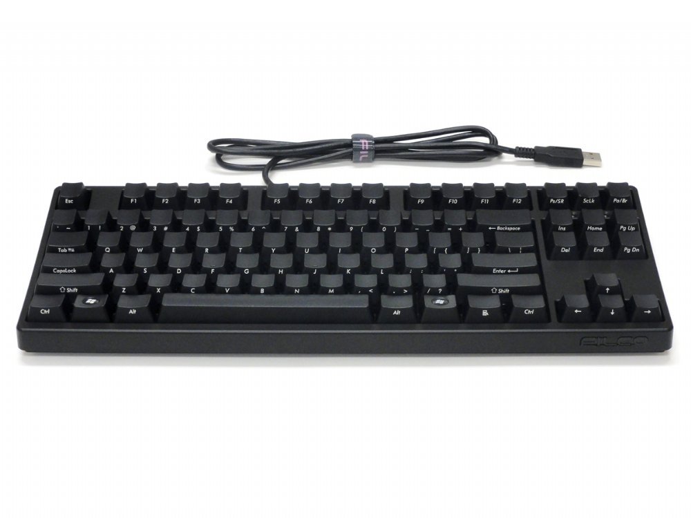 FILCO Majestouch Ninja TKL Mechanical Keyboard - Cherry MX Blue Switches - Compact Tenkeyless Design for Gaming & Office Typing